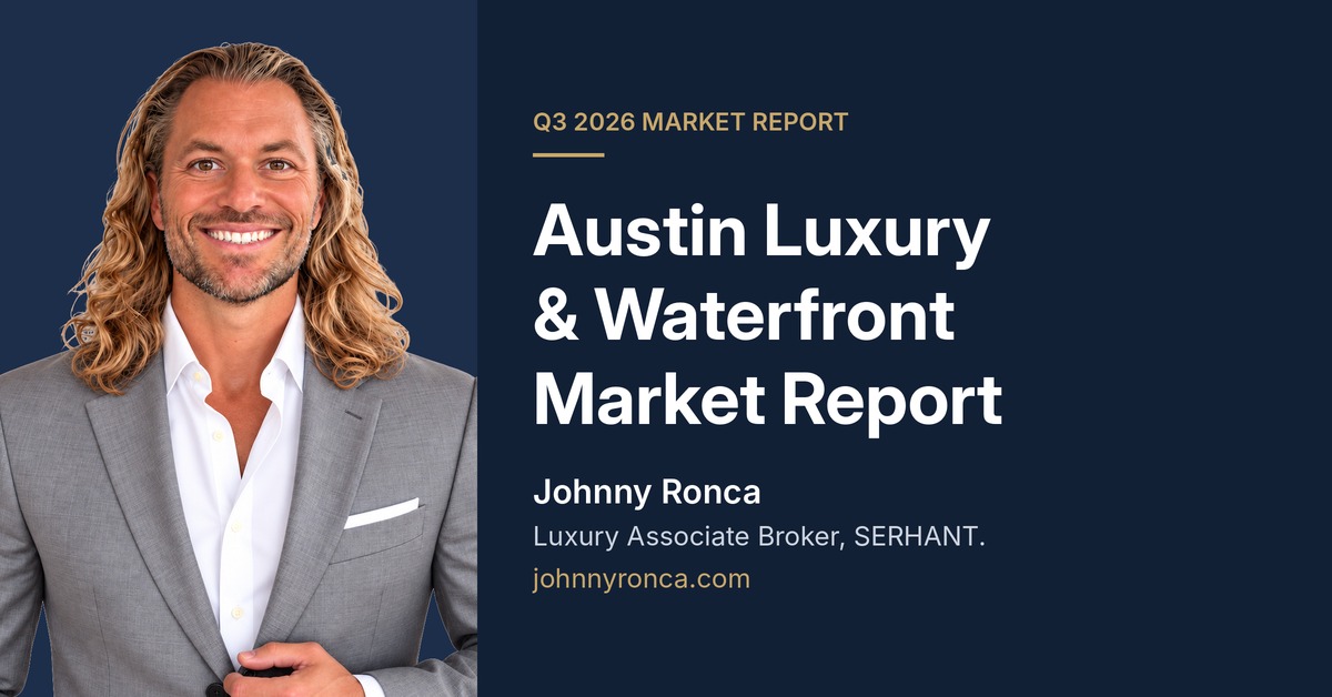 Austin Luxury Homes Priced Right Sell Twice as Fast While the Largest Homes Lose Ground, Q3 2026 Report Finds