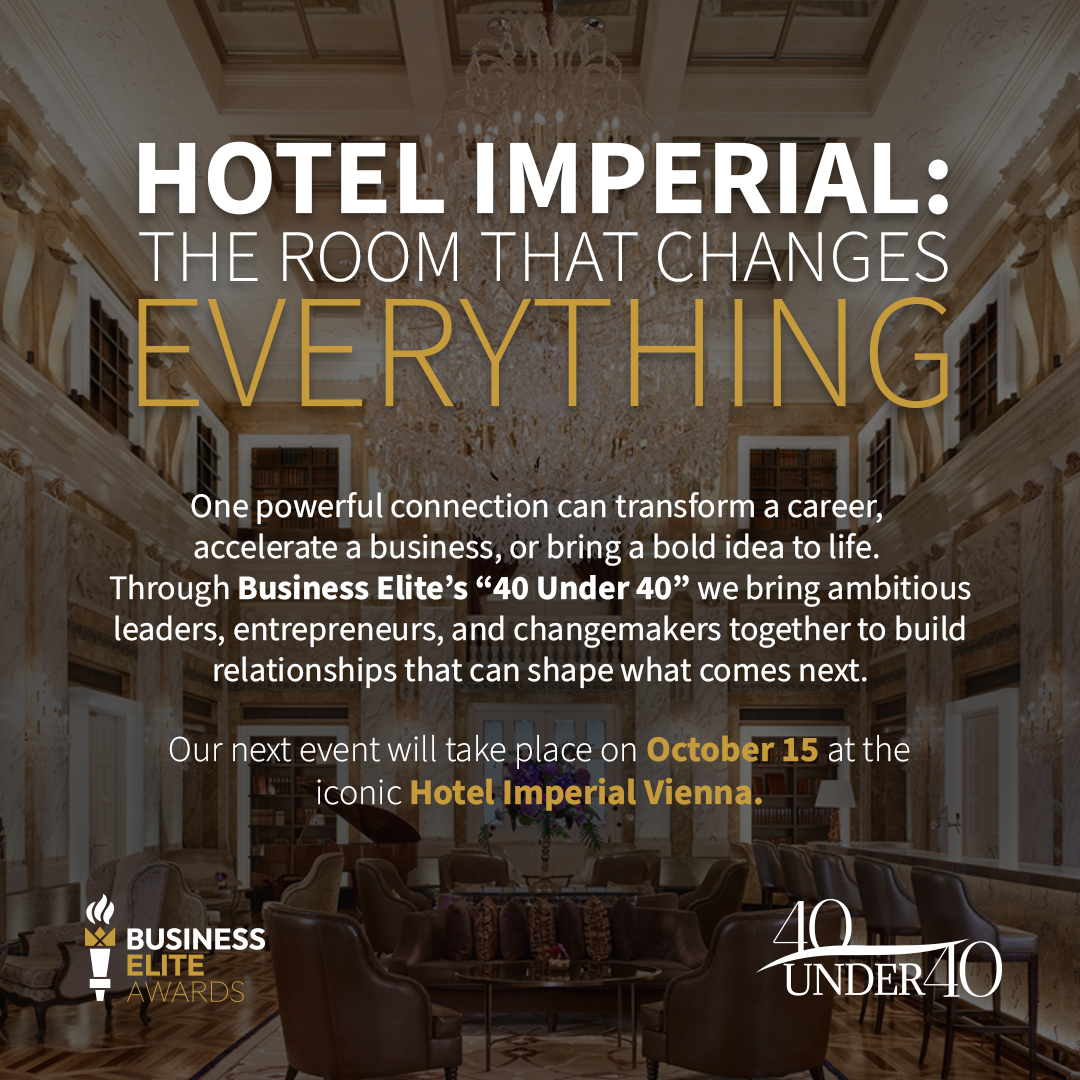 Business Elite Awards Brings Europe’s Entrepreneurs and Executives to Vienna for the 2026 ’40 Under 40′ Gala