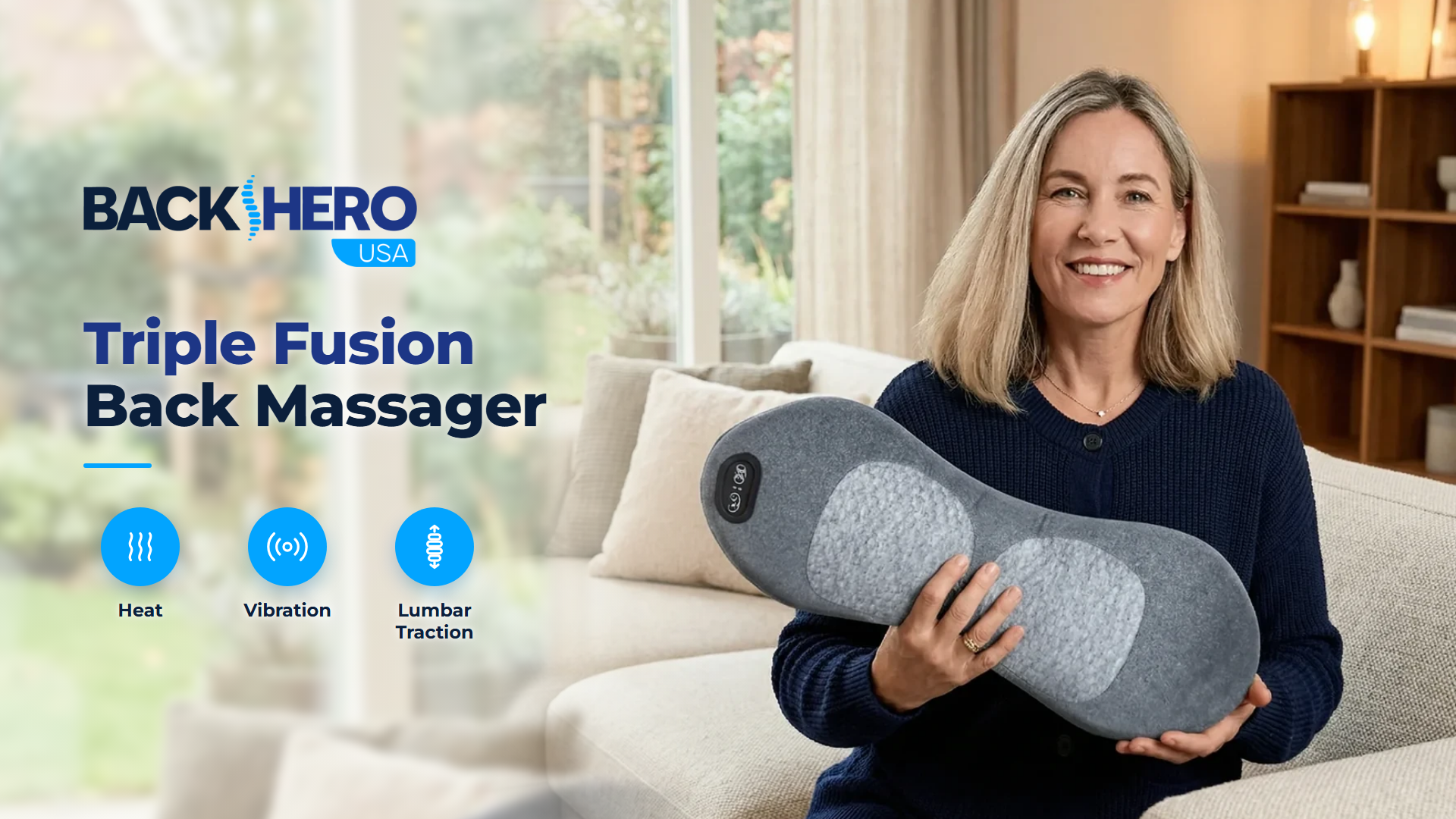 Back Hero USA Highlights Triple Fusion Back Massager as At-Home Wellness Tool Combining Heat, Vibration & Lumbar Stretch