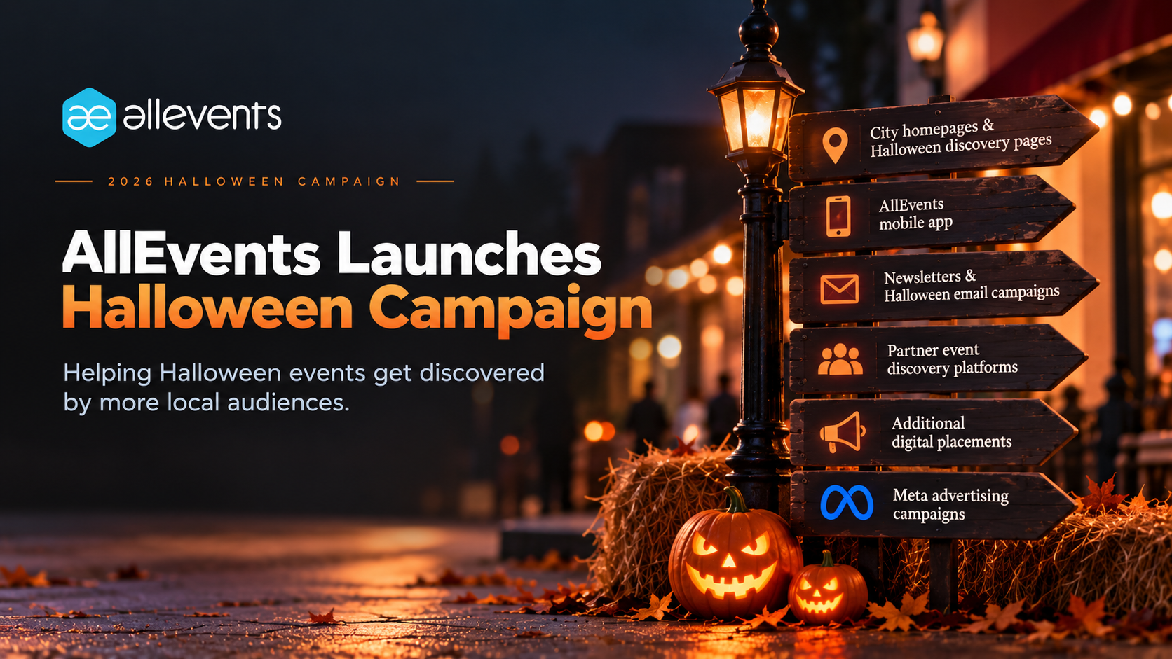 AllEvents Launches Multi-Channel Halloween Campaign to Promote Halloween Events for Local Audiences