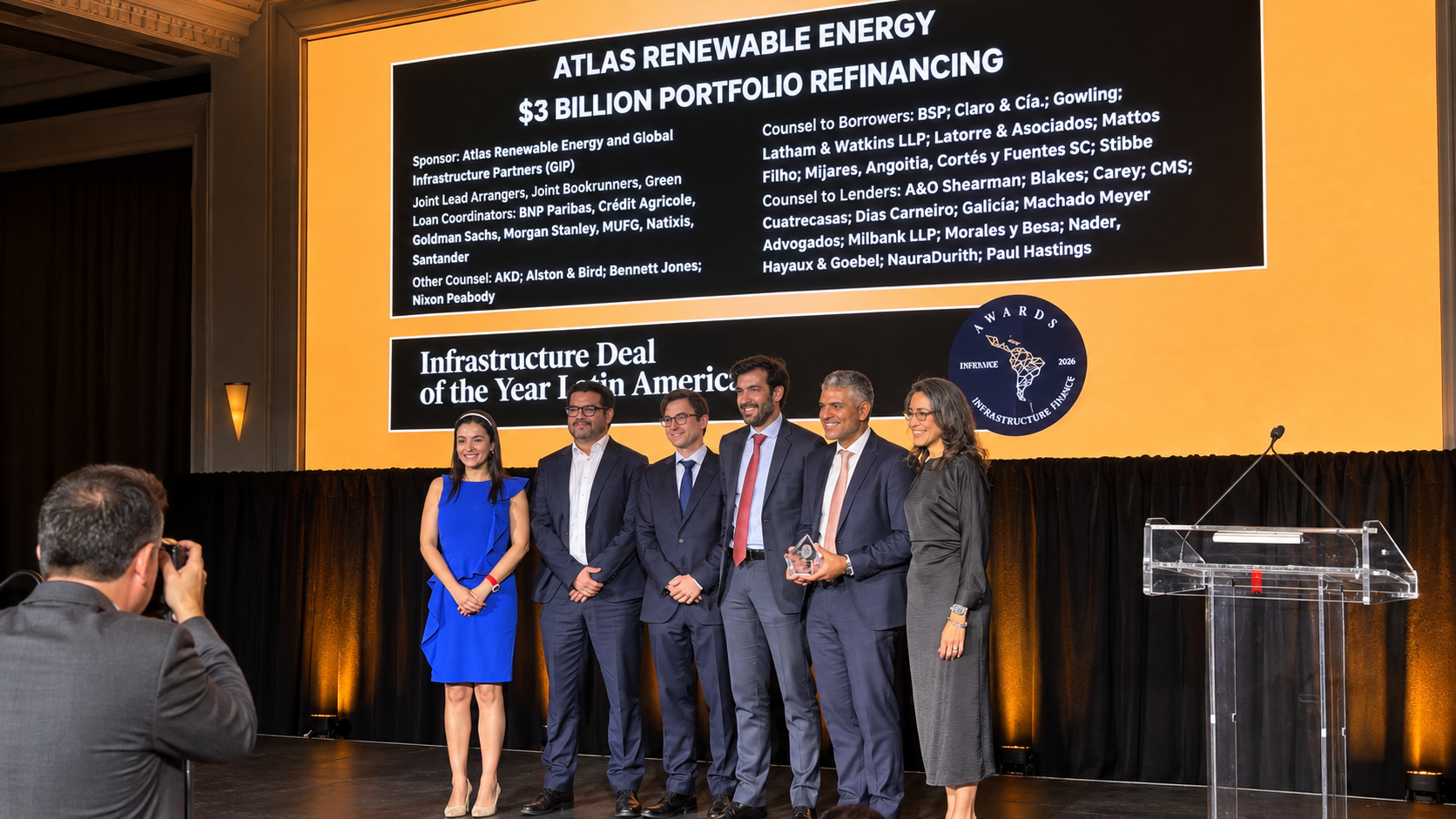 Atlas Renewable Energy conquista dois prêmios LatinFinance por refinanciamento de US$ 3 bilhões