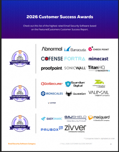 Today FeaturedCustomers published the Fall 2026 Email Security Software Customer Success Report to give prospects better insight on which Email Security Software would work best for their business according to real customer references