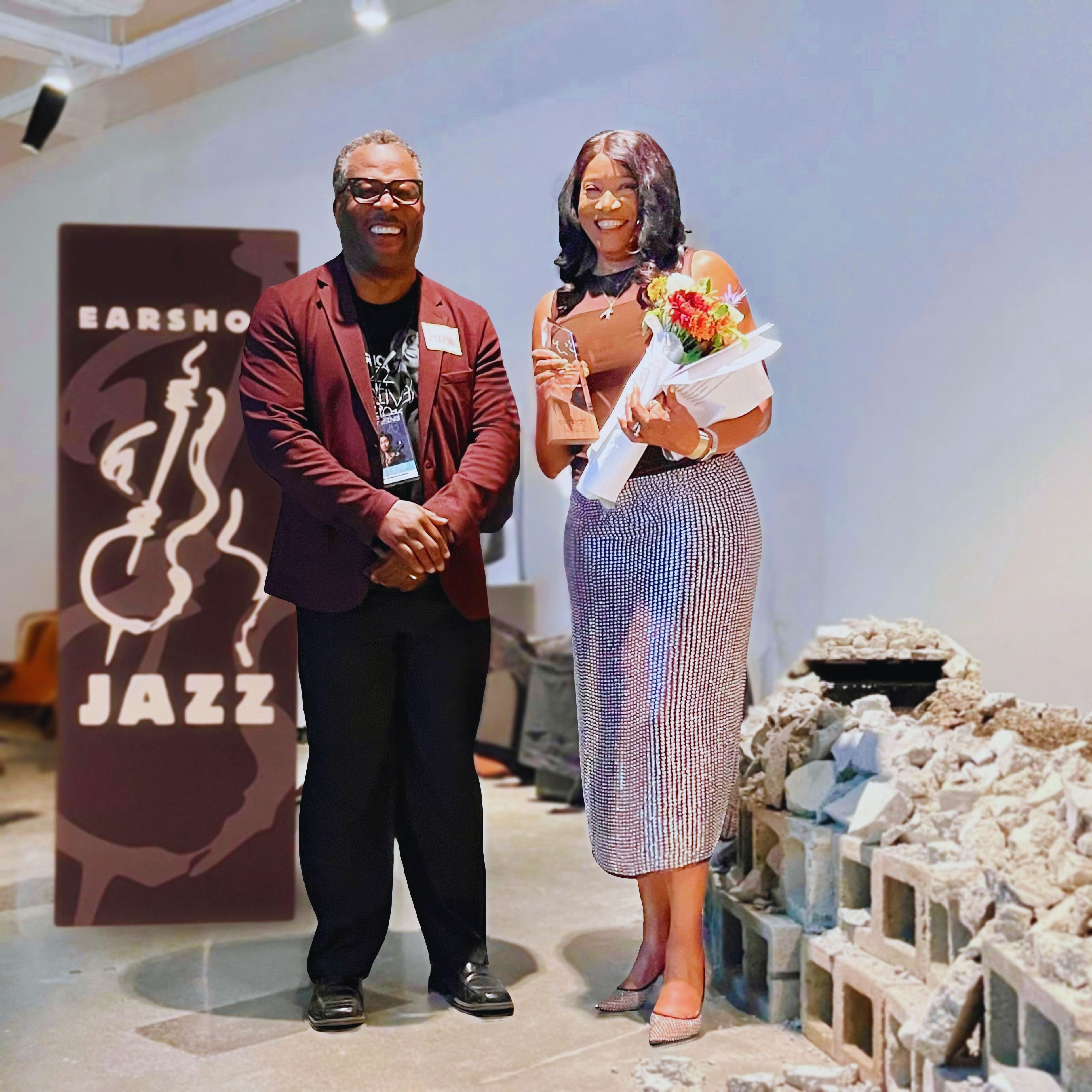 CELEBRATED JAZZ VOCALIST EUGENIE JONES RECEIVES JOHN GILBREATH SERVICE EXCELLENCE AWARD