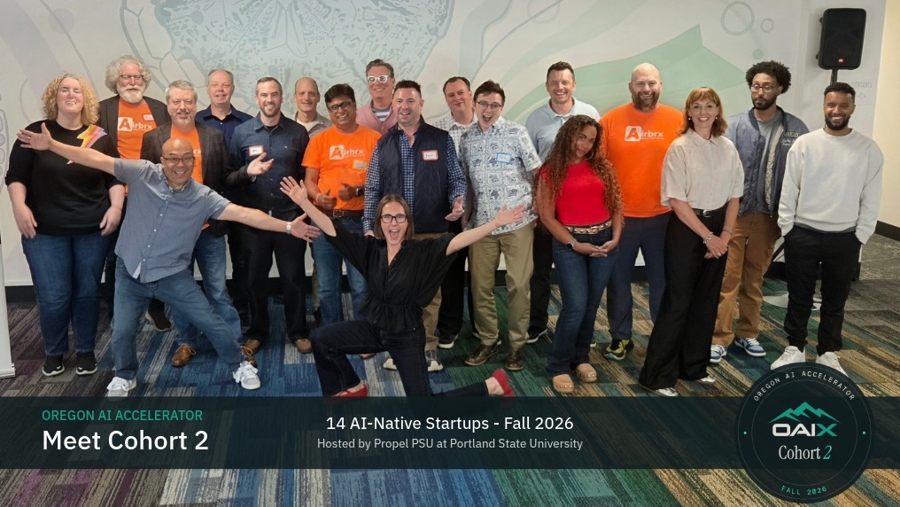 Oregon AI Accelerator Launches Cohort 2 With 14 AI-Native Startups From Across the Region