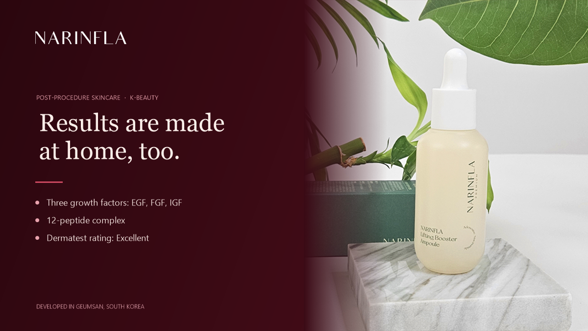 NARINFLA Brings Korea’s ‘Skin Diet’ Approach to Post-Procedure Care With Its 3F Growth Factor Ampoule