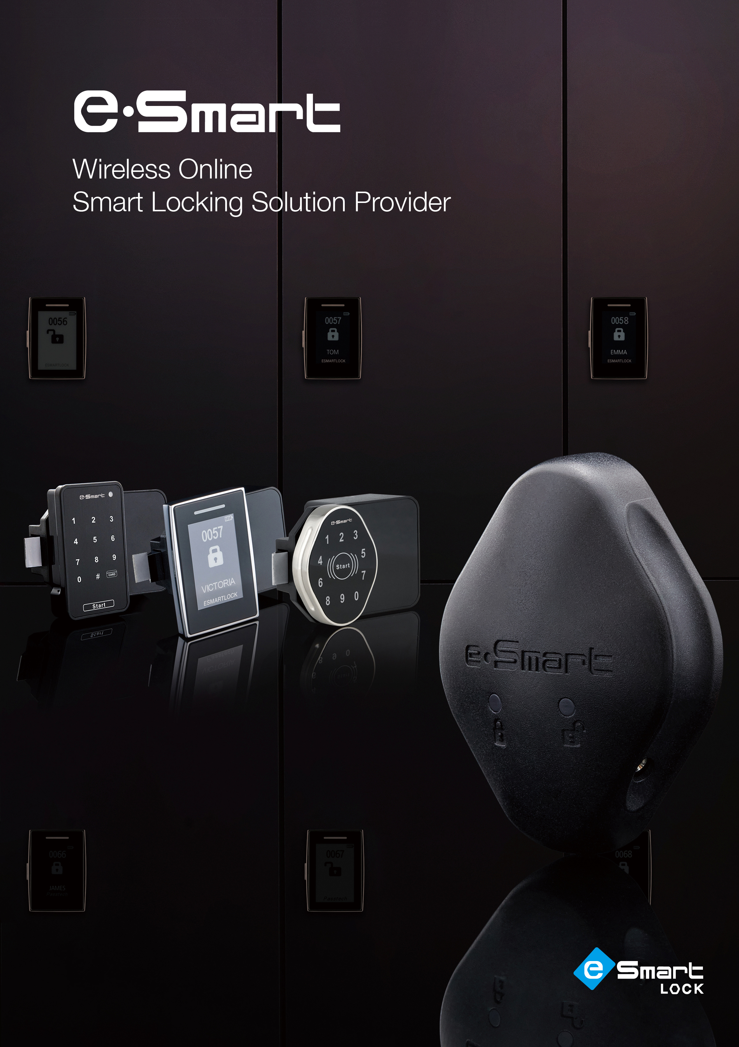 Esmartlock Unveils Complete Locker Lock Portfolio, from RFID Cards to Cloud Mobile Keys