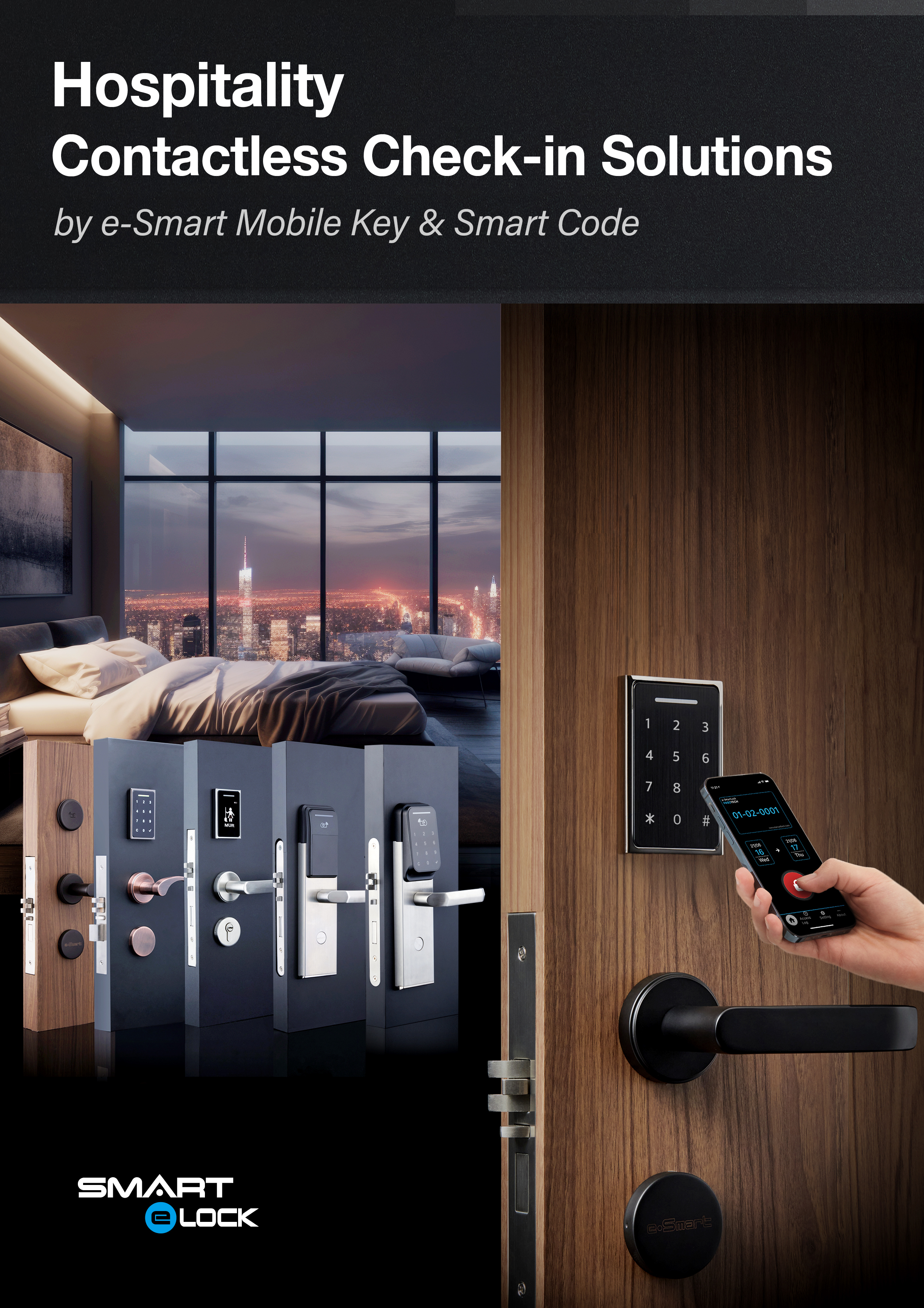 SMARTeLOCK Brings Contactless Check-In to Hotels with Mobile Keys, Smart Codes and Wire-Free Online Locks
