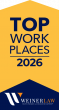 Weiner Law Earns Eight Top Workplaces Culture Excellence Awards 2026