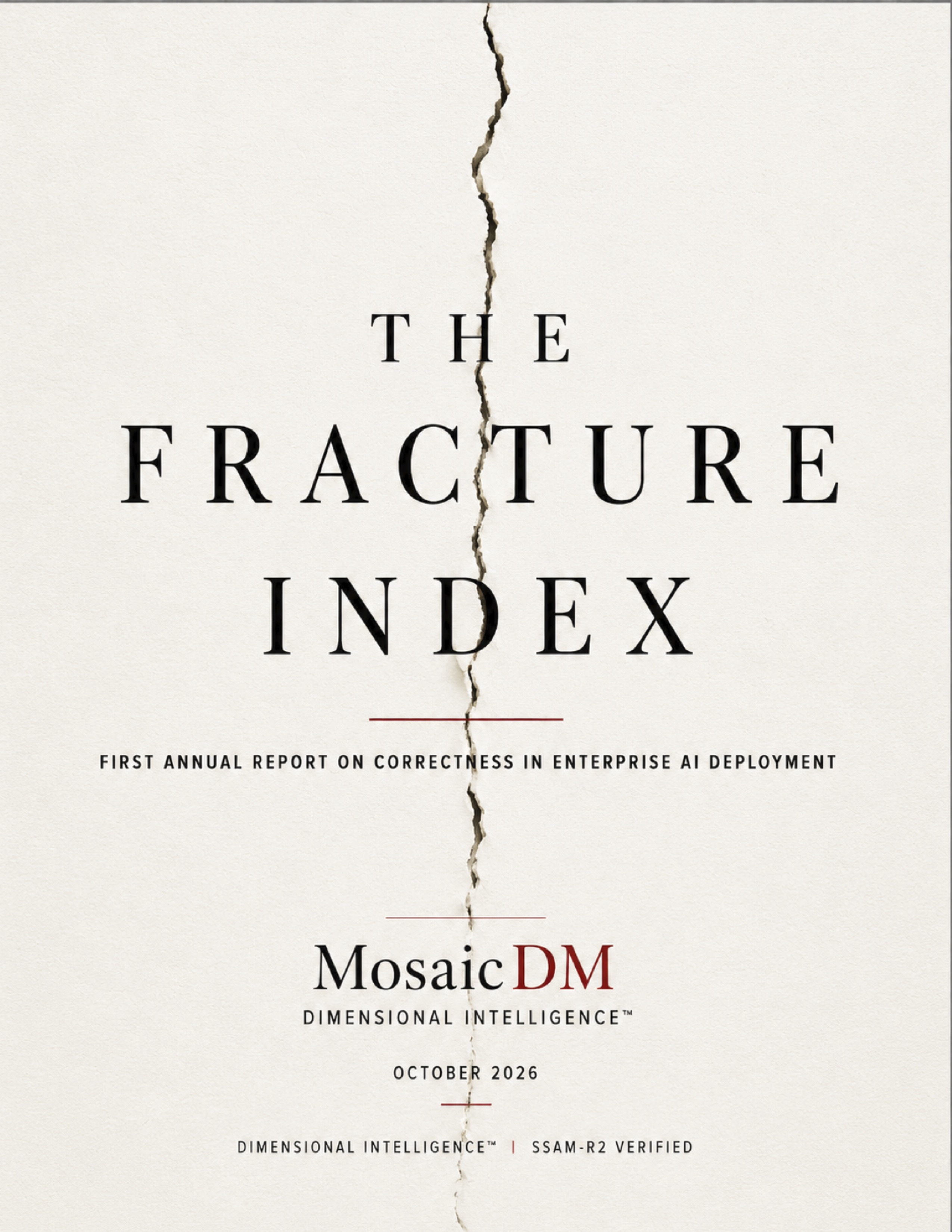 New Fracture Index Reveals a 65-Point Gap in Enterprise AI Governance