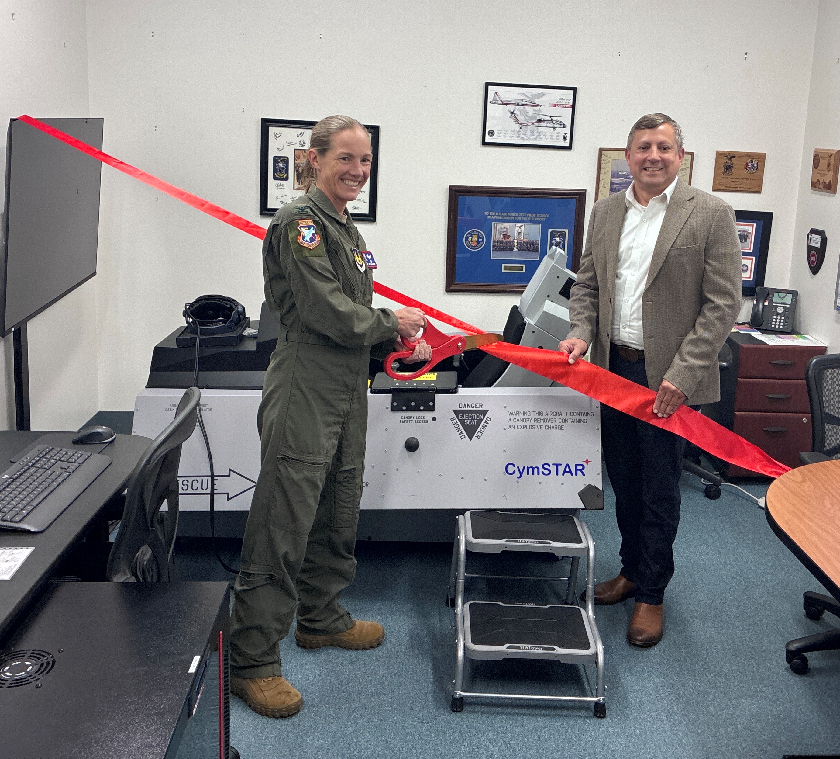 CymSTAR Delivers CymLITE-MCS F-16 Training System to U.S. Air Force Test Pilot School
