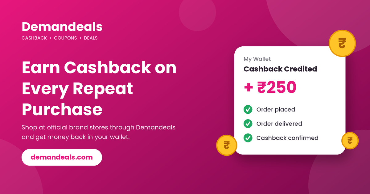Demandeals Expands Cashback Model to Reward Repeat Online Shoppers in India