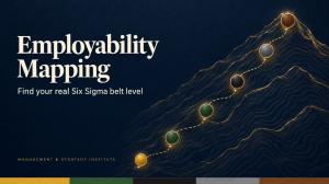 Management and Strategy Institute (MSI), a provider of Six Sigma certification at every belt level, today announced the launch of Employability Mapping, a framework originated by MSI that matches a professional's real job responsibilities to the Six Sigma belt level they actually operate at Employability Mapping