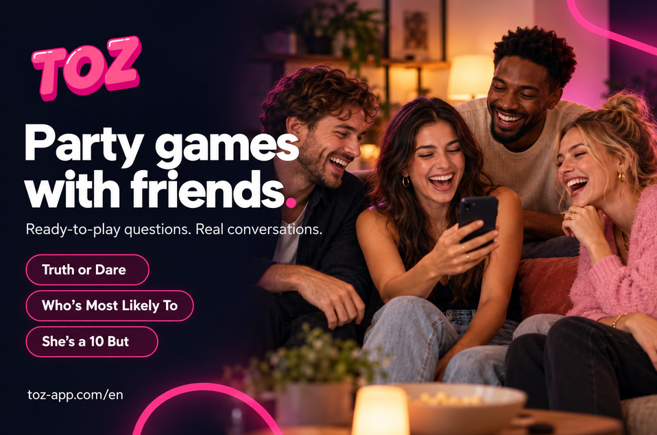 TOZ Updates Its iOS Party Game App and Shares Five Tips for Game Night