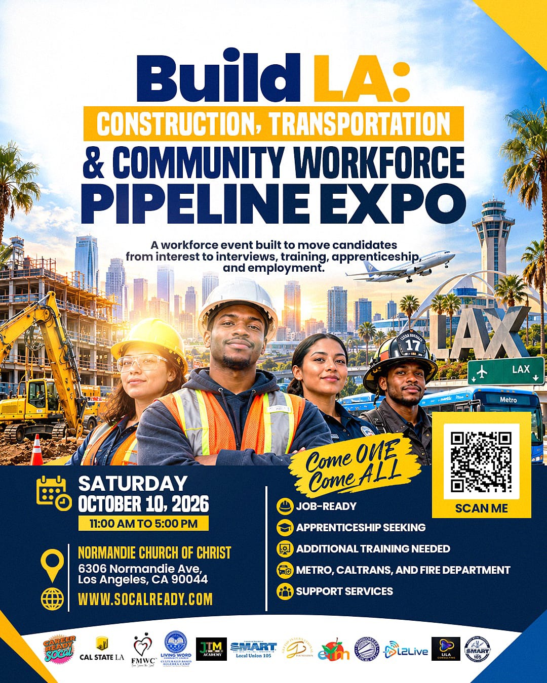 LA Jobs First-Funded Build LA Expo Connects Angelenos to Construction, Transportation and Careers