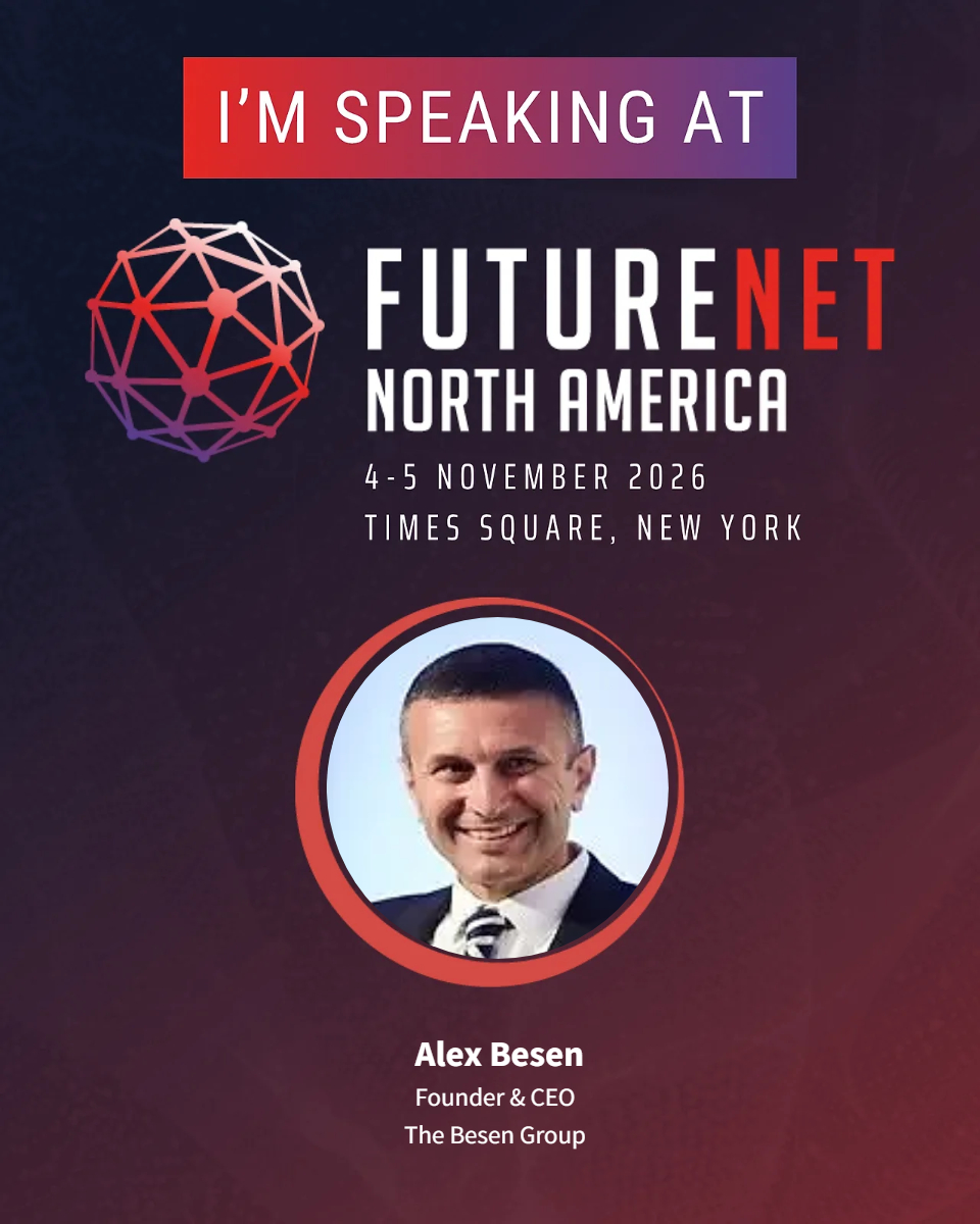 The Besen Group CEO Alex Besen to Explore NTN & Terrestrial-Satellite Network Convergence @ FutureNet North America 2026