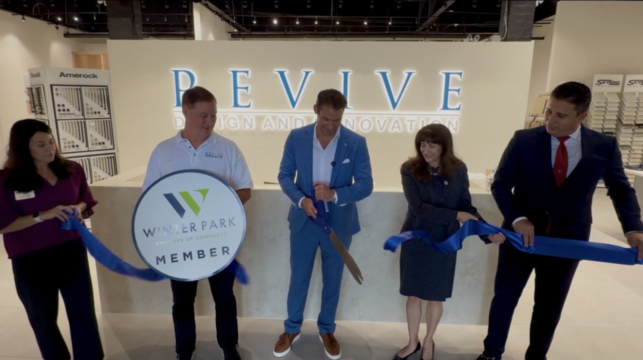 Revive Design and Renovation Featured on FOX and NBC for Winter Park Showroom Grand Opening