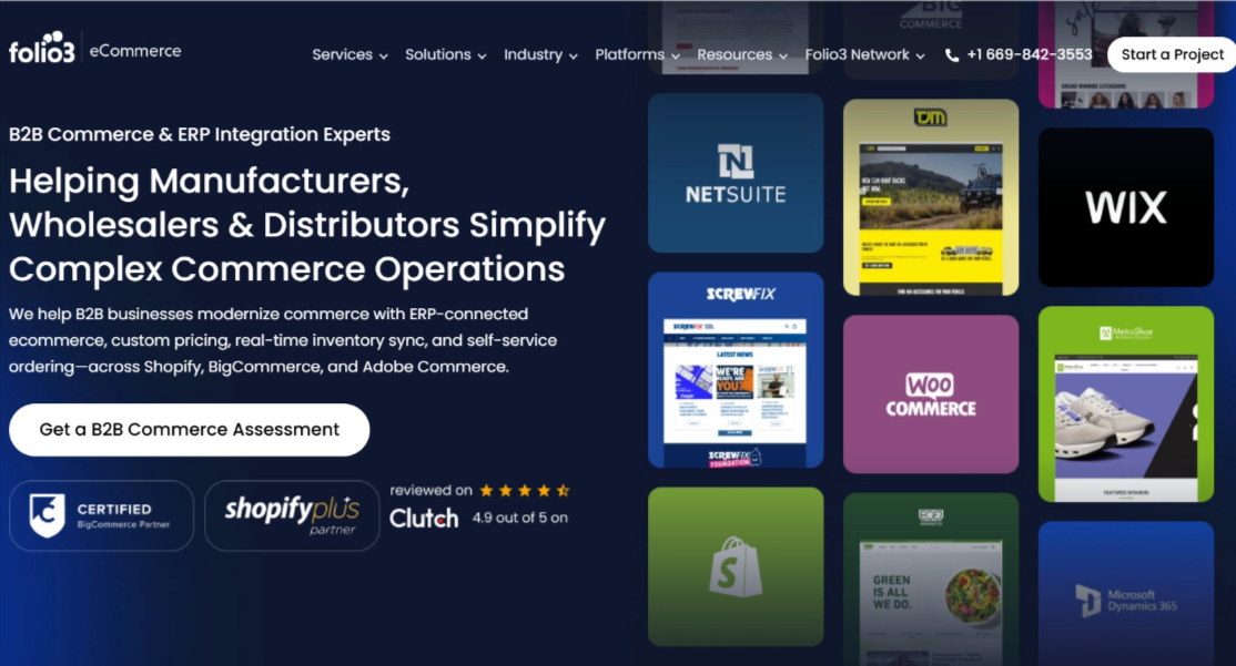 Folio3 eCommerce Sharpens Focus on B2B Enterprise Commerce and ERP Integration for Manufacturers and Distributors