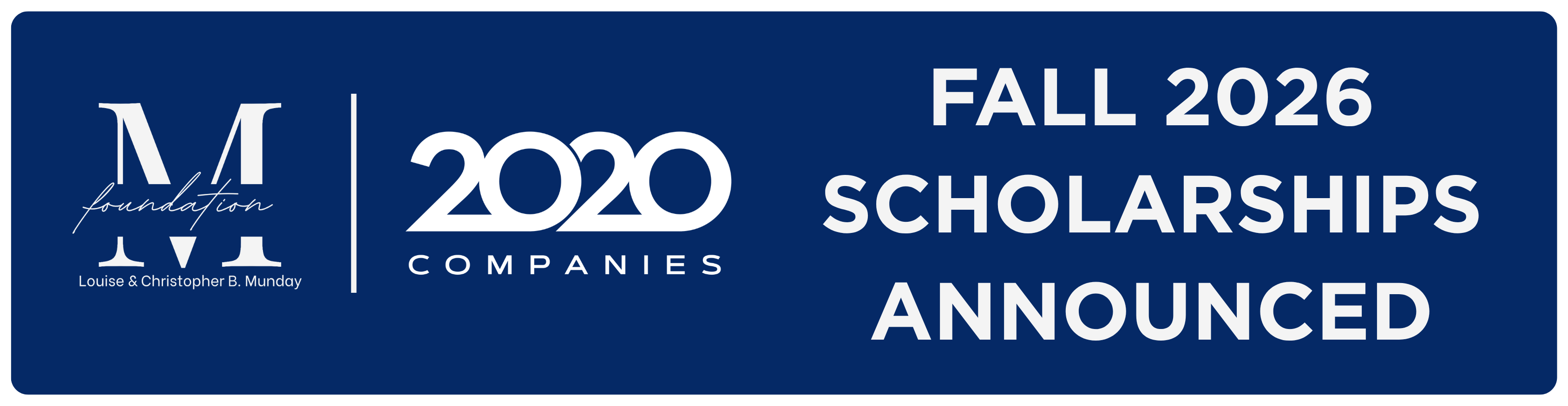 Munday Foundation Awards Record 58 Scholarships for Fall 2026