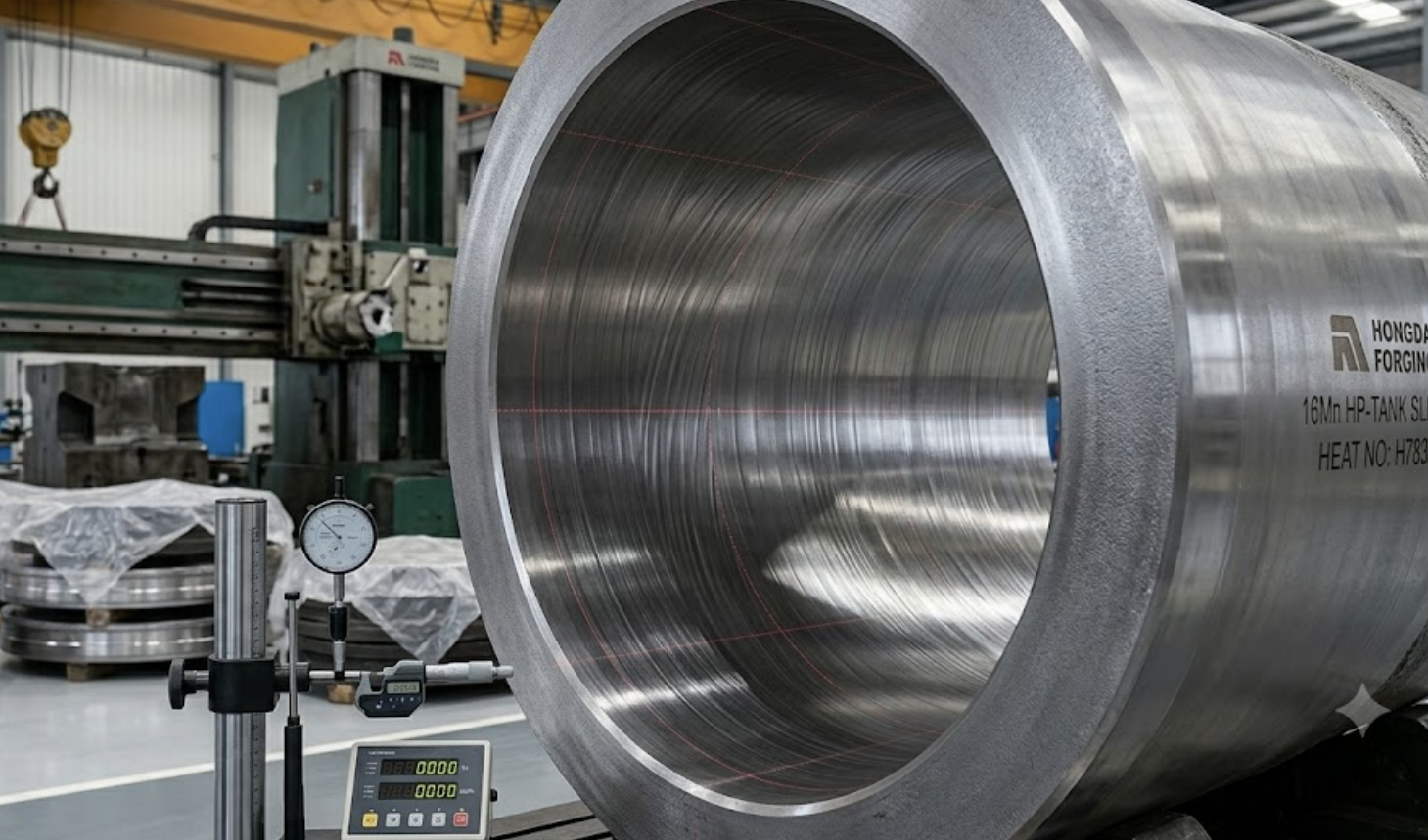 Hongda at ADIPEC: Certified Forged Sleeve For High Pressure Nitrogen Storage Tank Manufacturer Meets API & ASME Demands