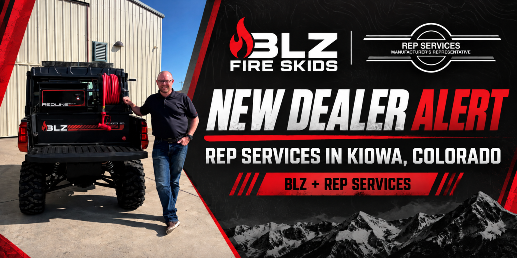 BLZ Fire Skids Expands Into Colorado as REP Services Takes Delivery of Ranger 60 Demo Unit