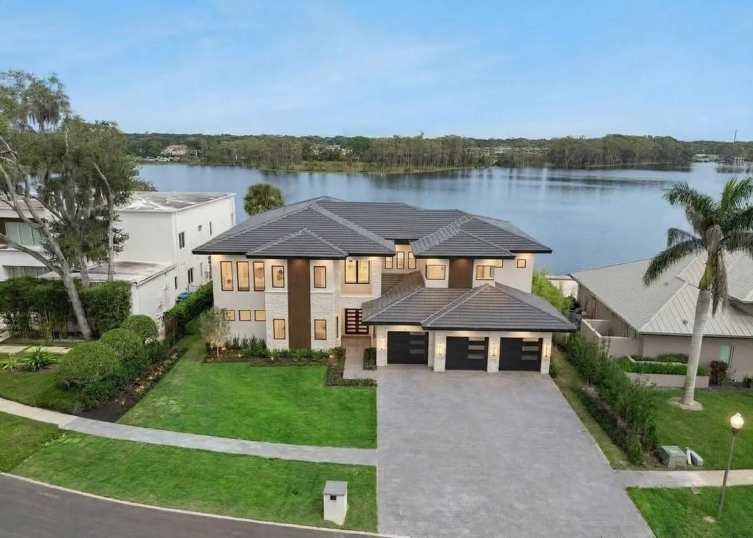 Designer Shane Kennedy Nears Completion of Lakefront Luxury Home in Orlando’s Gated Bay Point