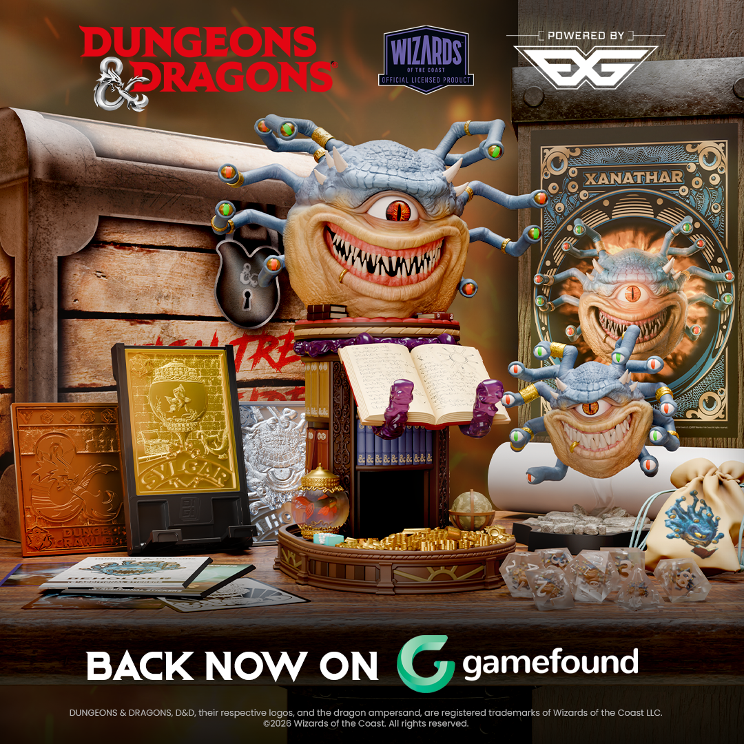 EXG Pro Expands Into Tabletop Crowdfunding with Official Dungeons & Dragons Xanathar Collectible