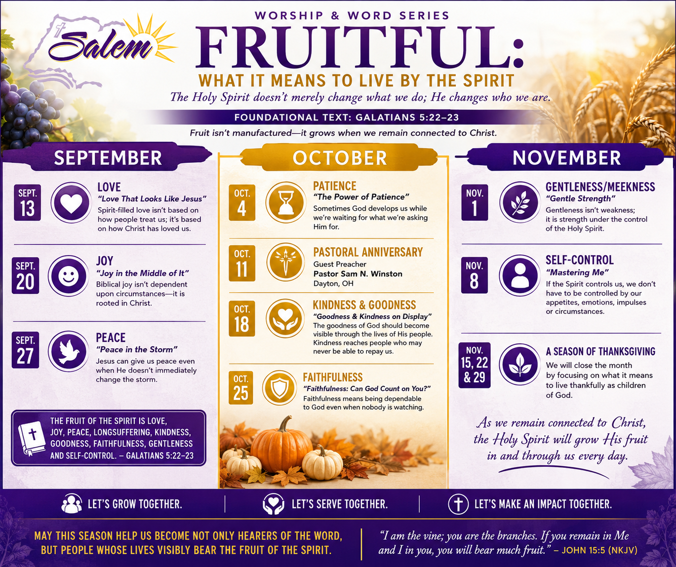 Salem Baptist Church pairs worship and the Word in new ‘Fruitful’ series