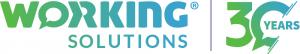 Working Solutions 30-year anniversary logo in press release
