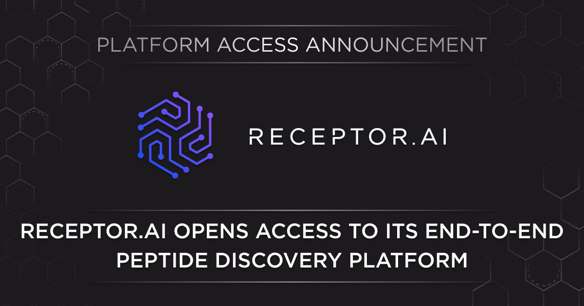 Receptor.AI Opens Access to Its End-to-End Peptide Discovery Platform