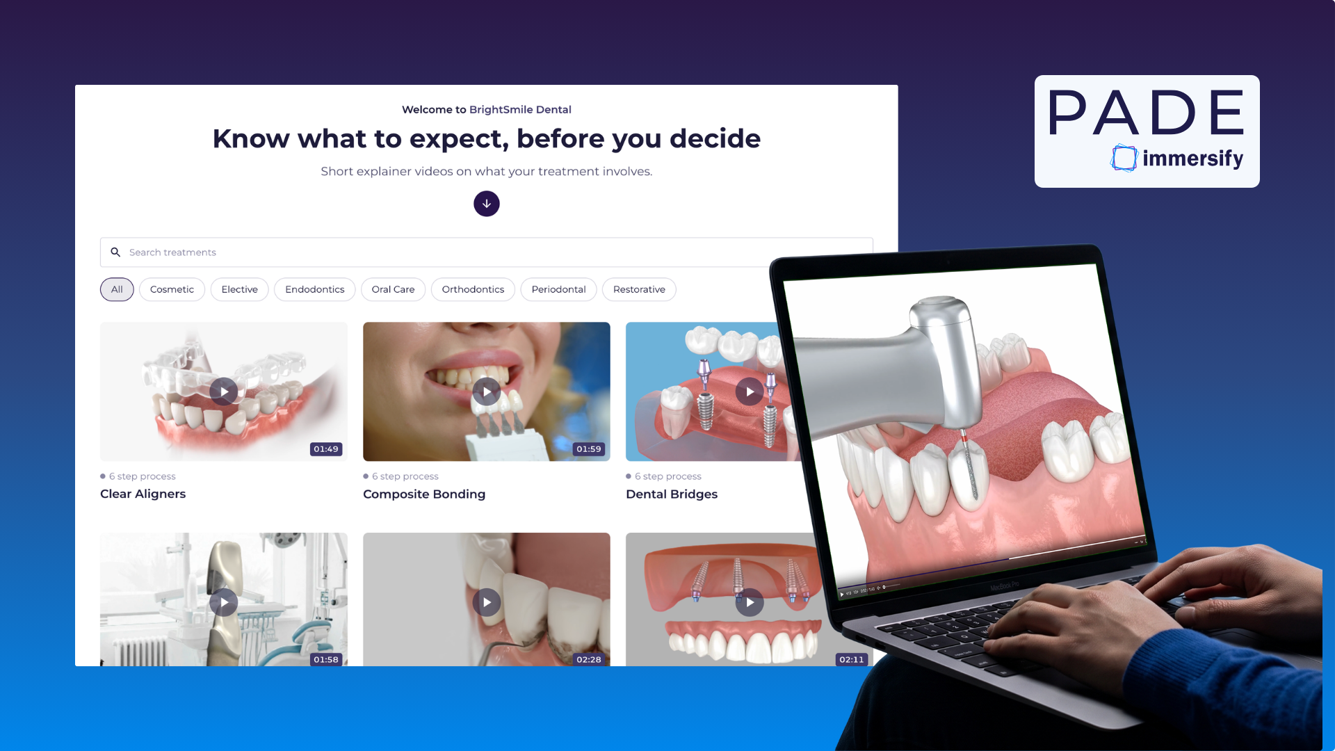 Immersify launches PADE, a patient education and conversion platform for DSOs & dental practices