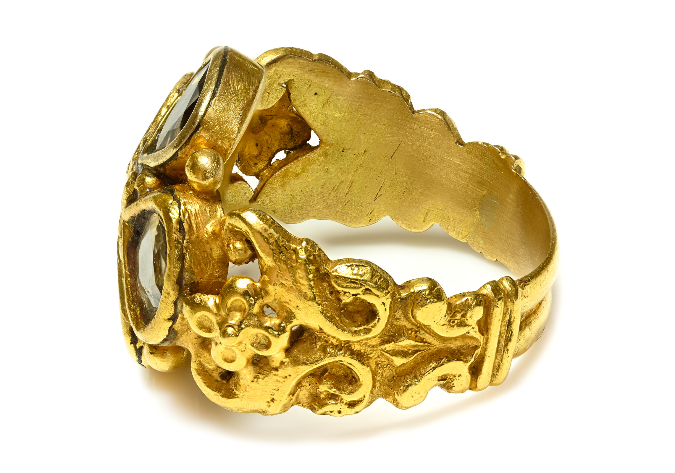 DSF Antique Jewelry Presents Two Renaissance Rings in High-Karat Gold