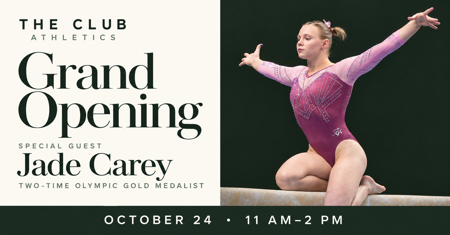 Olympic Champion Jade Carey Visits New Medford Gymnastics Gym for Grand Opening