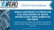 ADAO CONTINUES TO PRESS FOR FULL DISCLOSURE OF WHITE HOUSE’S EAST WING ASBESTOS RECORDS