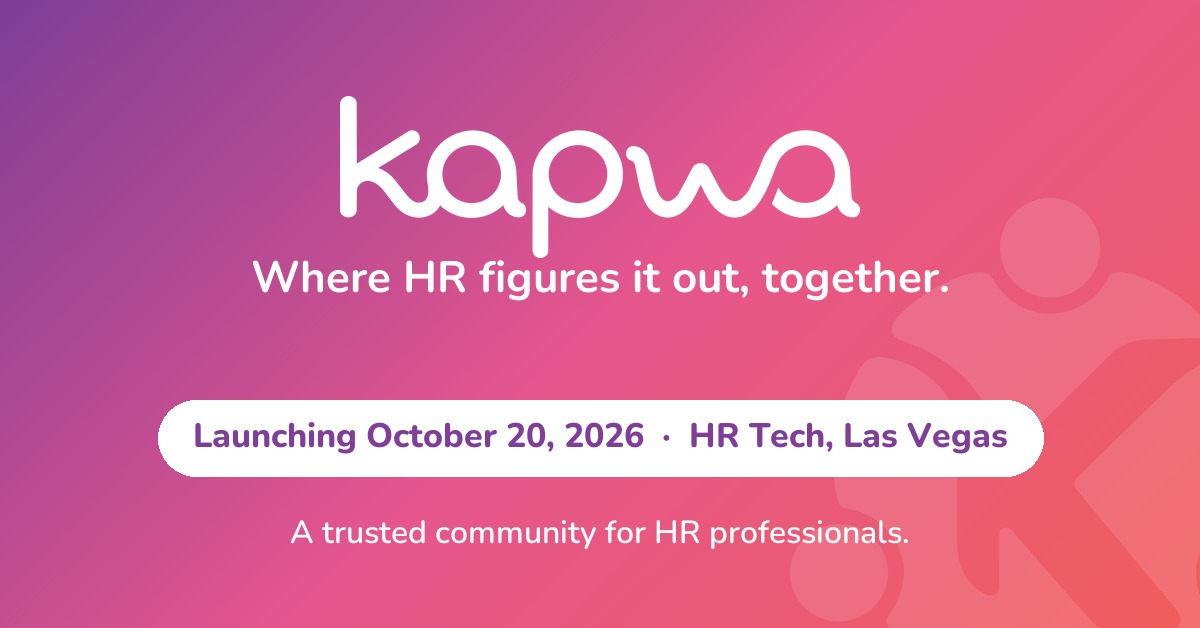 kapwa Launches a Trusted Community Built for HR Professionals, Debuting at HR Tech 2026