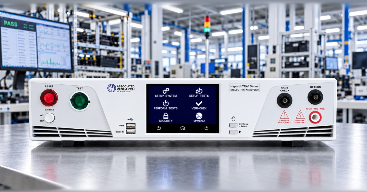 Associated Research Expands HypotULTRA Insulation Resistance Measurement Range from 50 GΩ to 200 GΩ