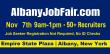 Albany Job Fair at The Empire State Plaza on November 7th 9a-1p Featuring GlobalFoundries, Urban Box, Gleeble Systems