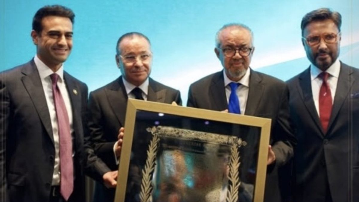 GKSD Chairman Kamel Ghribi Presents US Award for Global Health Leadership to Dr. Tedros at UN General Assembly