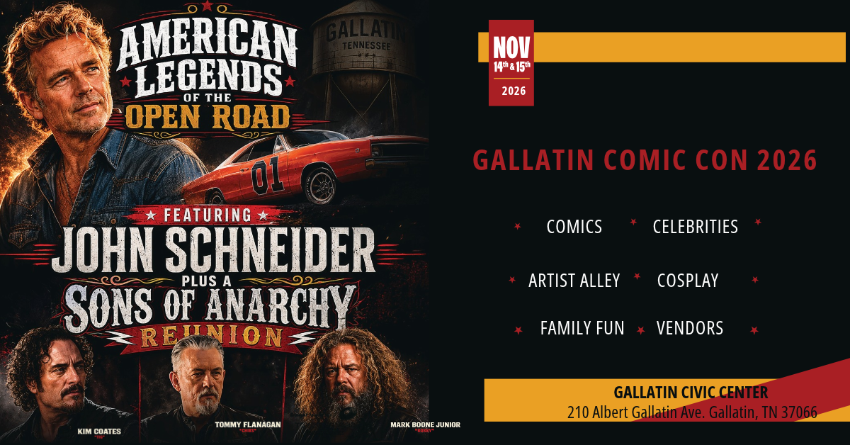 Outlaws and Icons Gather in Gallatin TN this November for Weekend of Fandom