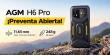 AGM Mobile presenta el H6 Pro: un smartphone robusto delgado y ligero que no compromete la durabilidad