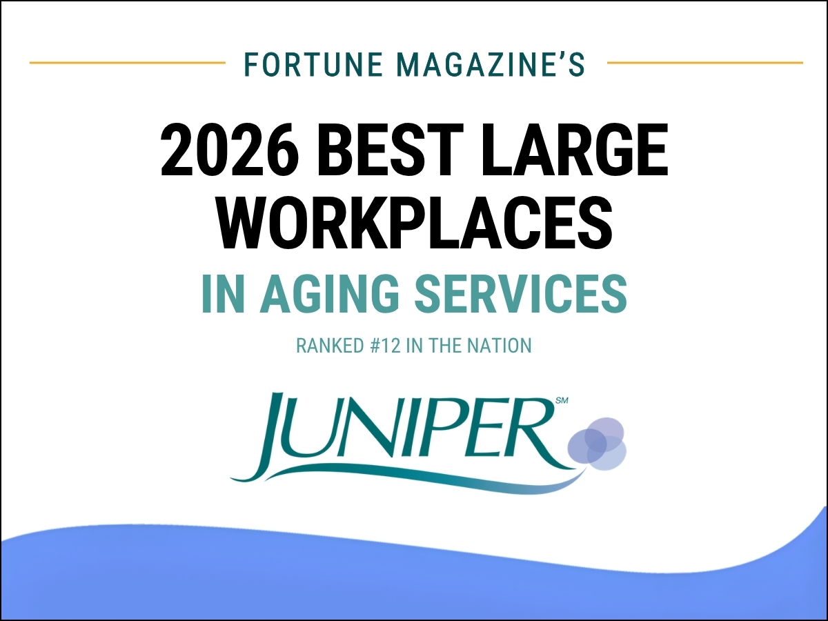 Juniper Communities Recognized Among Fortune Best Workplaces in Aging Services™ for 2026, Ranked #12
