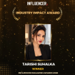 Tarishi Suhalka Wins 'Industry Impact Award' at Influencer Magazine Awards 2026