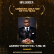 Freddy Will Named Content Creator of the Year at the Influencer Magazine Awards 2026
