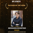 Bronwen Sciortino Wins 'Author of the Year' at Influencer Magazine Awards 2026