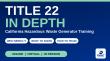 NATEC Brings California Title 22 Hazardous Waste Training Online