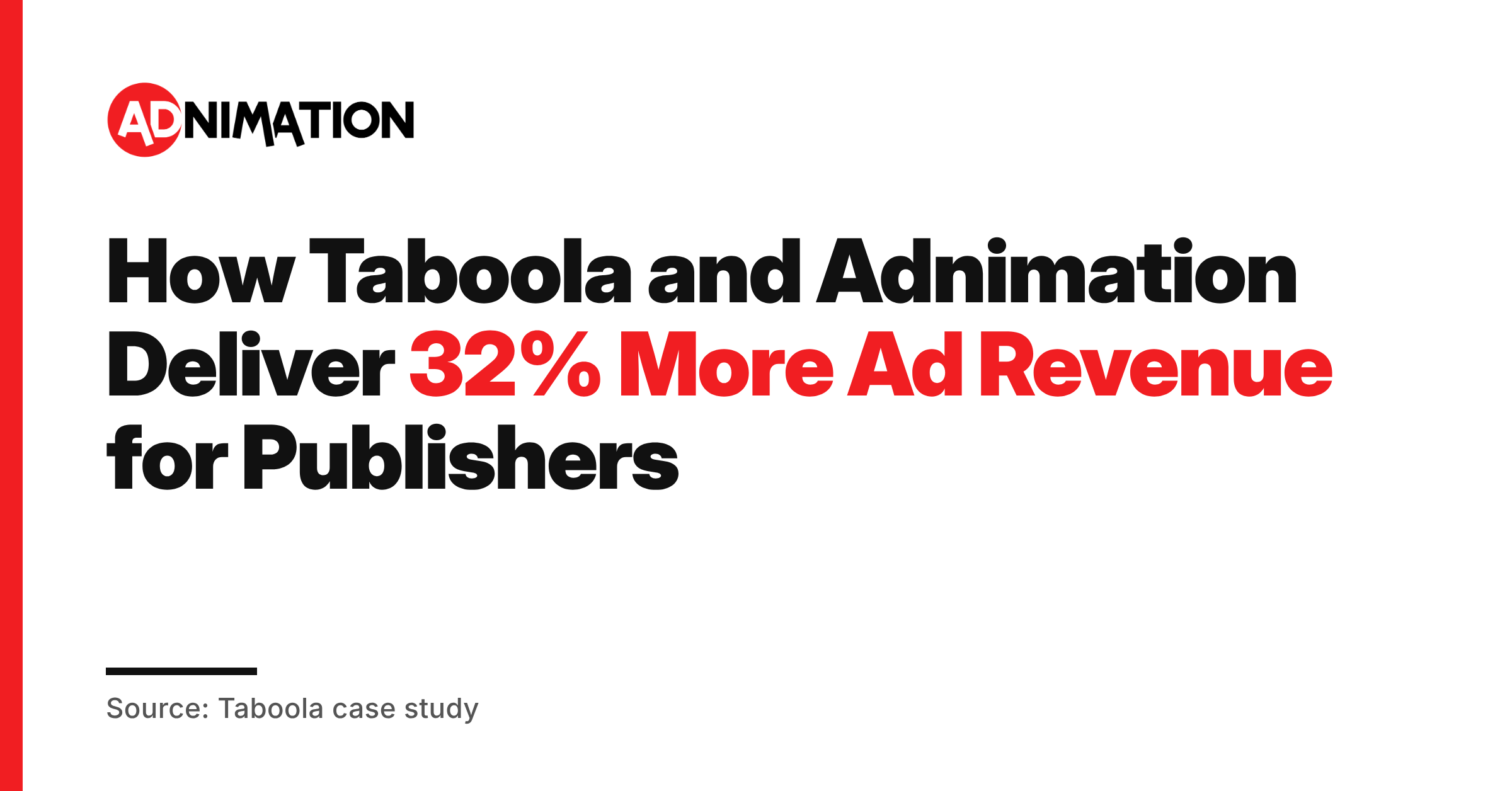 How Taboola and Adnimation Deliver 32% More Ad Revenue for Publishers