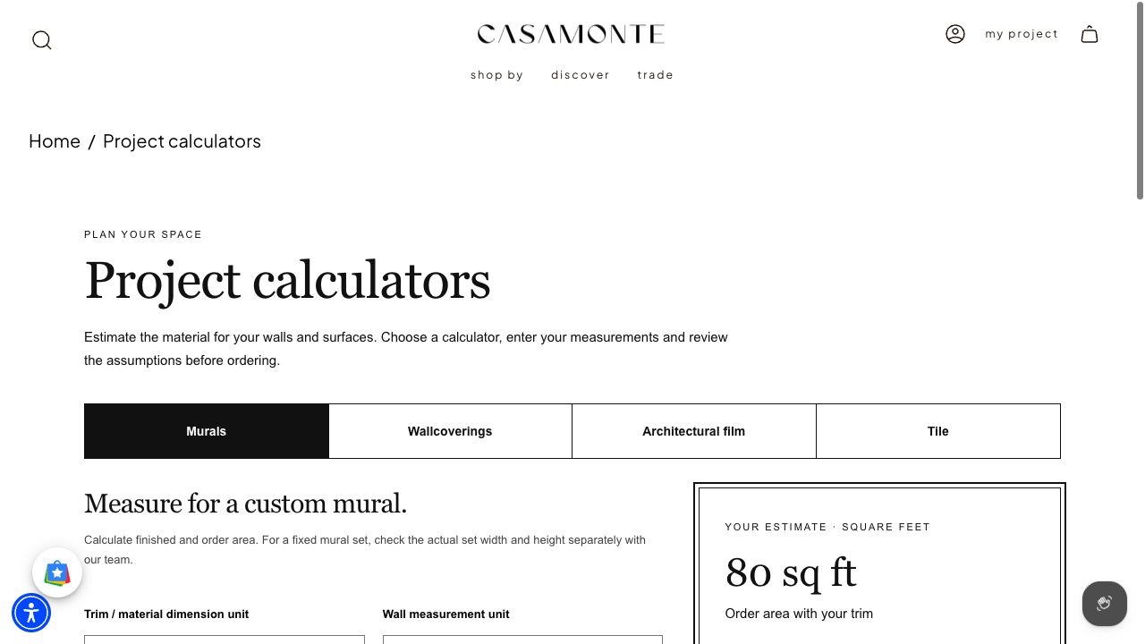 CASAMONTE Offers Online Planning Tools for Interior Surface Projects