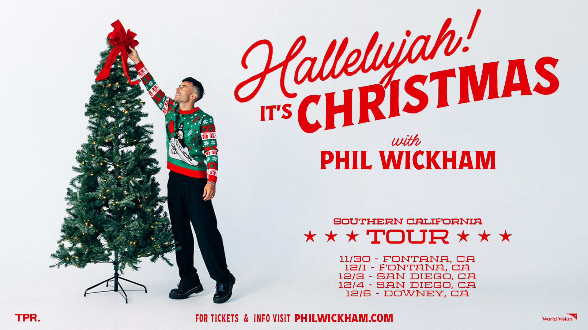 Phil Wickham Announces Return of His Southern California Christmas Tour