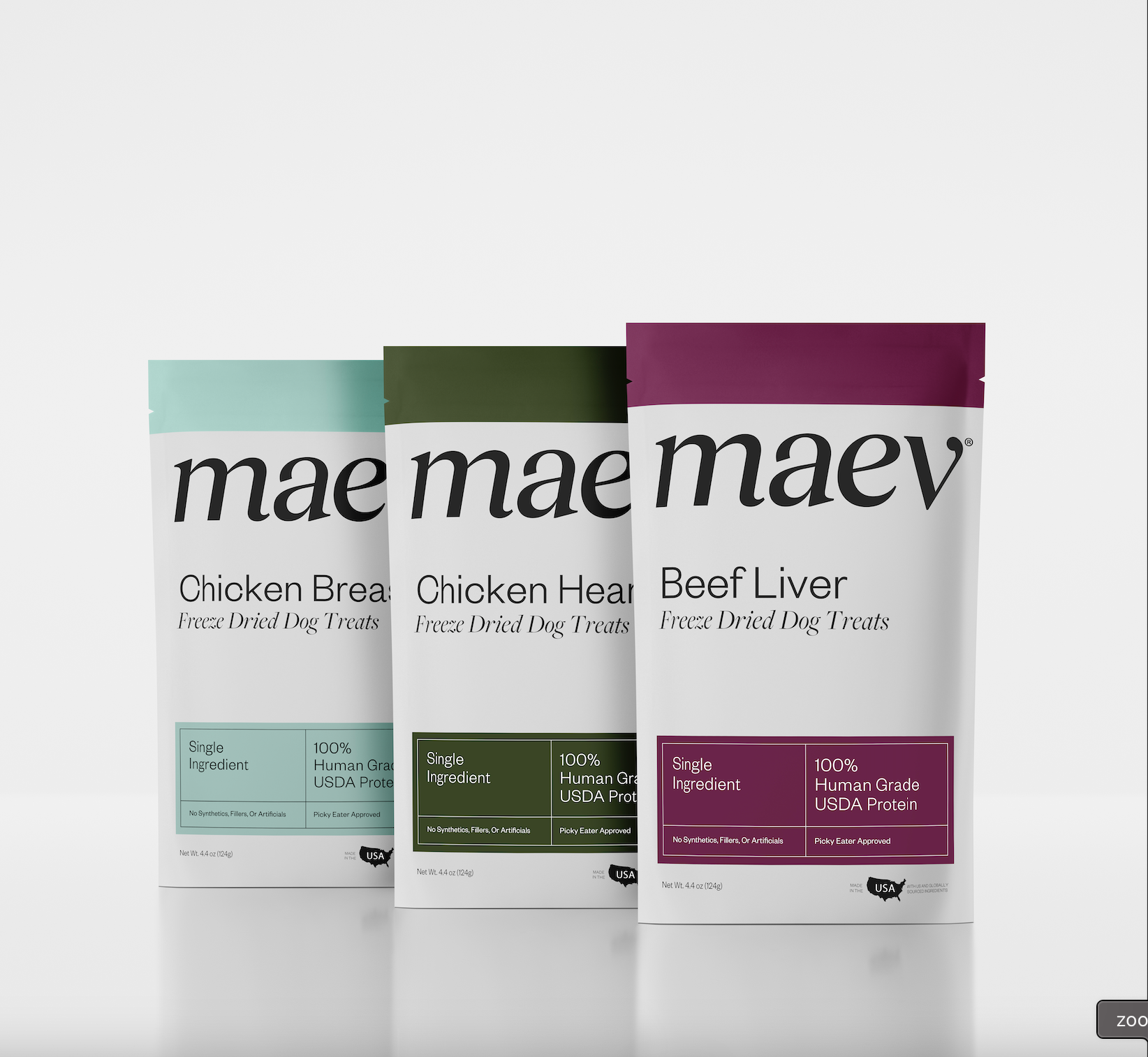 Maev Taps Surging Demand for Single-Ingredient Dog Treats with New Chicken Breast and Chicken Hearts