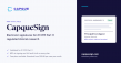 CapqueSign, Powered by ClinFocus, Launches Electronic Signatures for 21 CFR Part 11 Regulated Clinical Research
