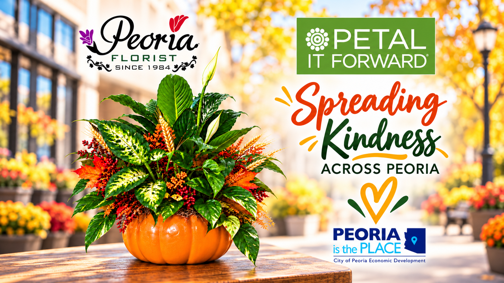 Peoria Florist Joins Nationwide Petal It Forward Movement, Spreading Kindness Across Peoria Businesses